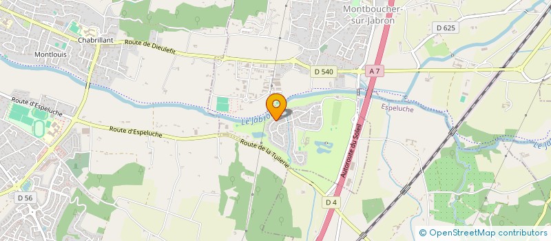 localisation de l'entreprise SCI DU SOLEIL  MONTBOUCHER-SUR-JABRON