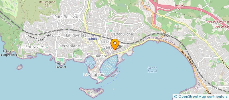 localisation de l'entreprise SCI DU SOLEIL à BANDOL