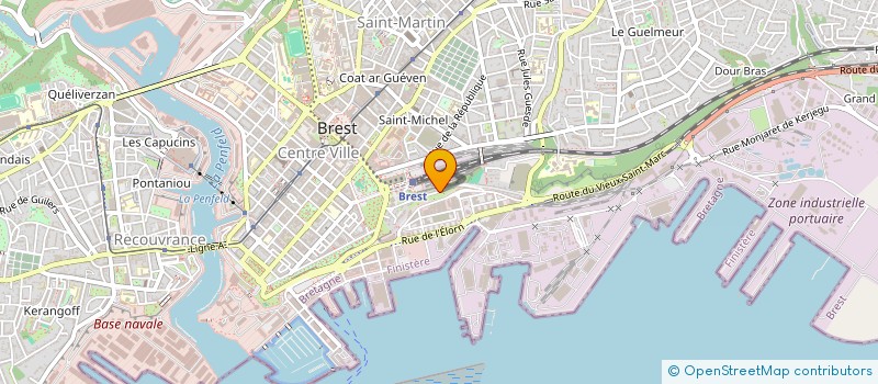 localisation de l'entreprise SCI DU SOLEIL  BREST