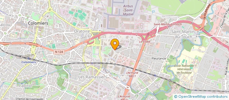 localisation de l'entreprise SCI DU SOLEIL à TOULOUSE