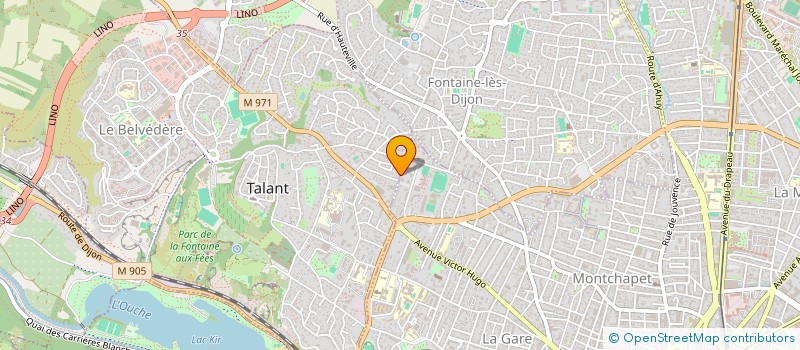 localisation de l'entreprise SCI DU SOLEIL à DIJON