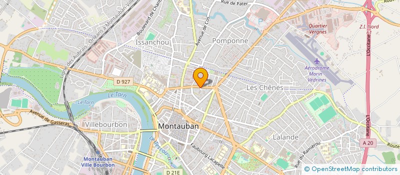 localisation de l'entreprise SCI DU SOLEIL  MONTAUBAN