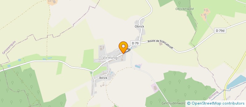 localisation de l'entreprise SCI DU SOLEIL  VIRMING