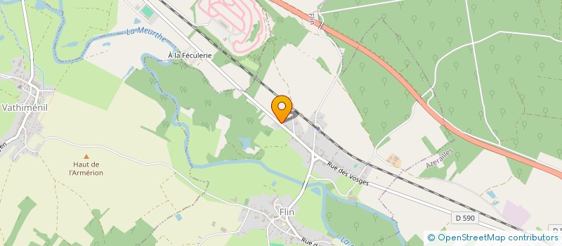 localisation de l'entreprise SCI DU SOLEIL  FLIN