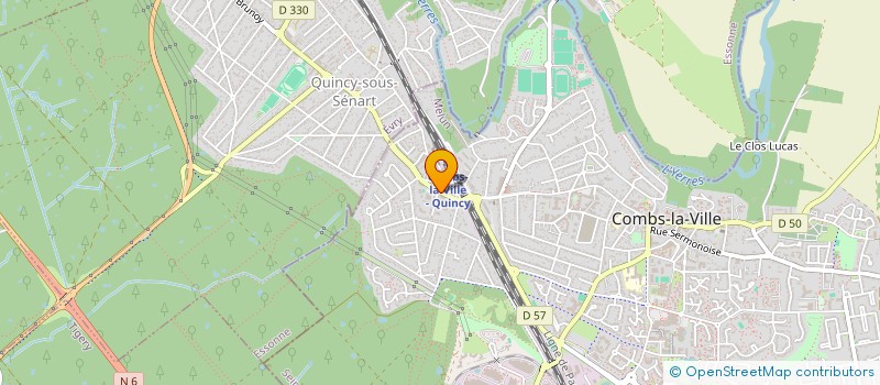 localisation de l'entreprise SCI DU SOLEIL  COMBS-LA-VILLE