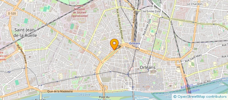 localisation de l'entreprise SCI DU SOLEIL à ORLEANS