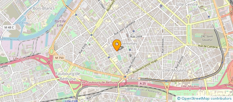 localisation de l'entreprise SCI DU SOLEIL à LILLE