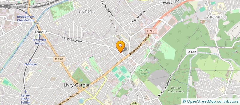 localisation de l'entreprise SCI DU SOLEIL à LIVRY-GARGAN