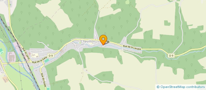 localisation de l'entreprise SCI DU SOLEIL à CHEVILLON