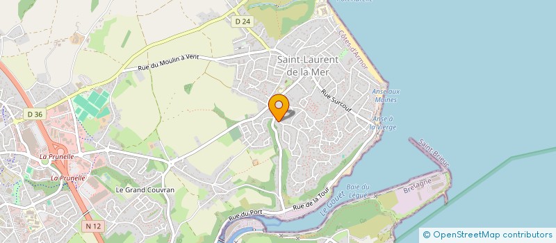 localisation de l'entreprise SCI DU SOLEIL  PLERIN