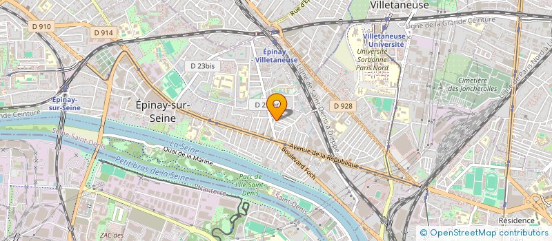 localisation de l'entreprise SCI DU SOLEIL à EPINAY-SUR-SEINE
