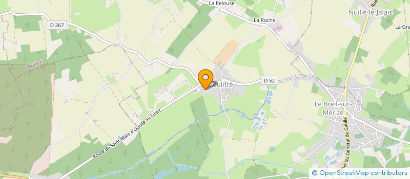 localisation de l'entreprise SCI DU SOLEIL  SOULITRE