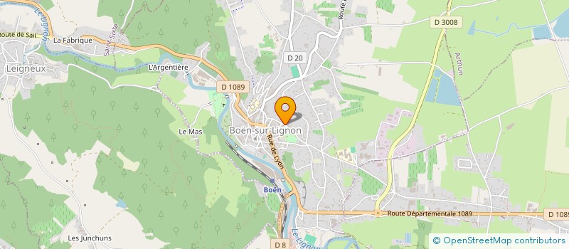 localisation de l'entreprise SCI DU SOLEIL  BOEN-SUR-LIGNON