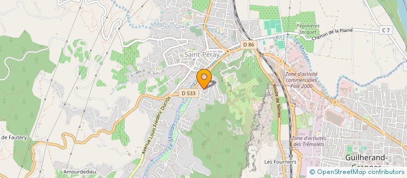localisation de l'entreprise SCI DU SOLEIL à SAINT-PERAY