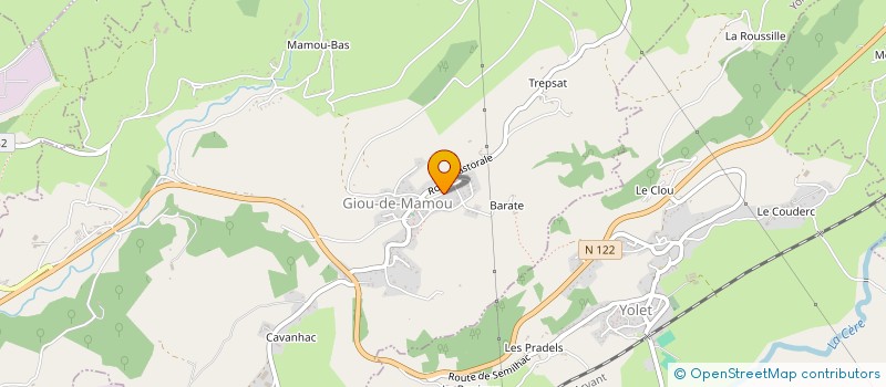 localisation de l'entreprise SCI DU SOLEIL DE COUTERON à GIOU-DE-MAMOU