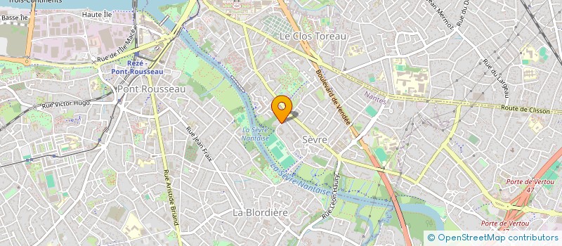 localisation de l'entreprise SCI DU SOLEIL LEVANT à NANTES