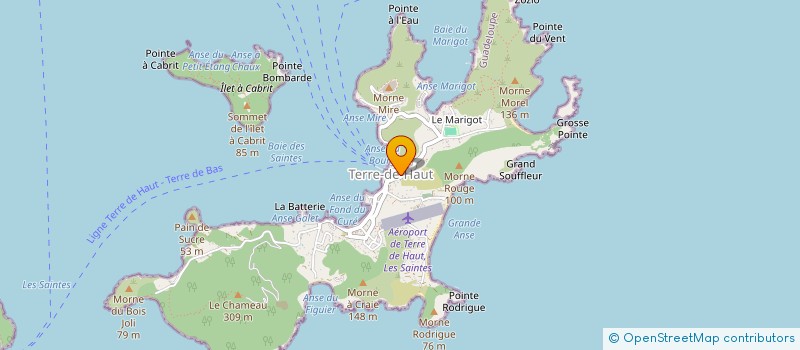 localisation de l'entreprise SCI DU SOLEIL LEVANT à TERRE-DE-HAUT