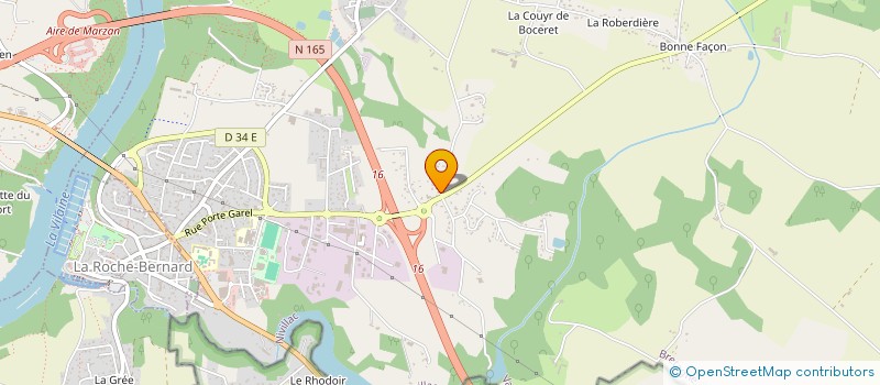 localisation de l'entreprise SCI DU SOLEIL LEVANT  NIVILLAC