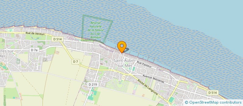 localisation de l'entreprise SCI DU SOLEIL LEVANT  SAINT-AUBIN-SUR-MER