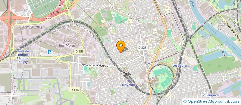 localisation de l'entreprise SCI DU SOLEIL LEVANT  ORLY