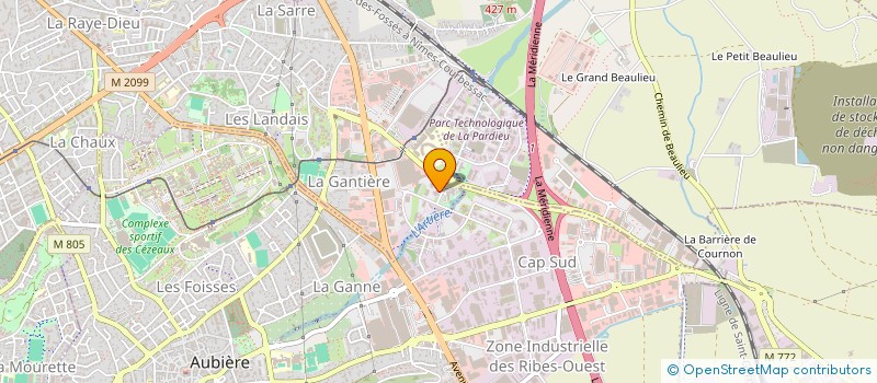 localisation de l'entreprise SCI DU SOLEIL TROPICAL  CLERMONT-FERRAND