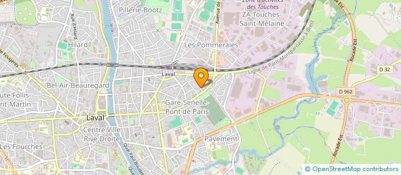 localisation de l'entreprise SCI DU SOLSTICE à LAVAL
