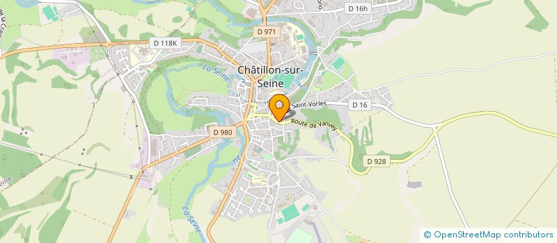 localisation de l'entreprise SCI DU SONSOIS  CHATILLON-SUR-SEINE