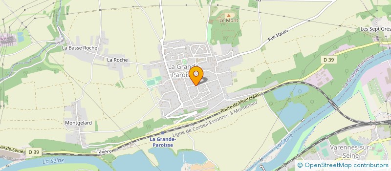 localisation de l'entreprise SCI DU SORBIER  LA GRANDE-PAROISSE