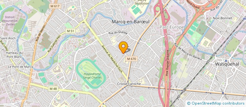 localisation de l'entreprise SCI DU SORBIER  MARCQ-EN-BARUL