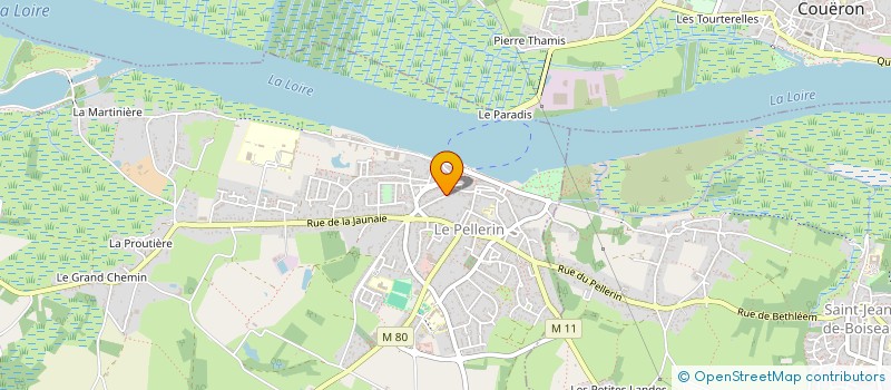 localisation de l'entreprise SCI DU SORBIER  LE PELLERIN