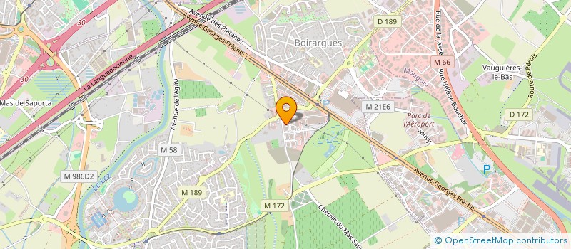 localisation de l'entreprise SCI DU SORIECH à LATTES