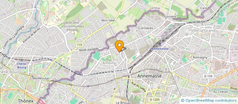 localisation de l'entreprise SCI DU SOUGEY  AMBILLY