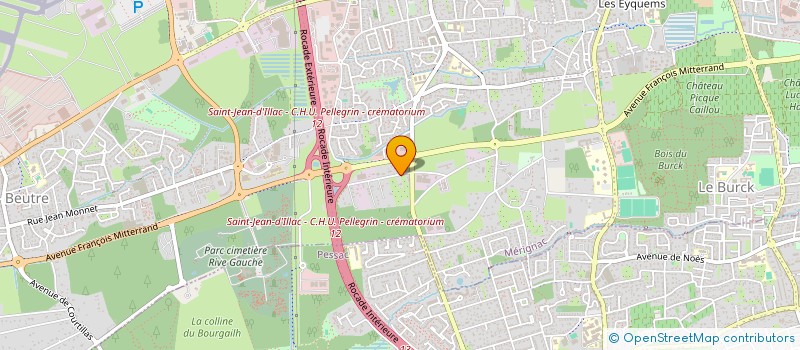 localisation de l'entreprise SCI DU SOURIRE  MERIGNAC