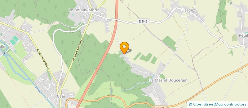 localisation de l'entreprise SCI DU SOURIRE  LE BOULAY-MORIN