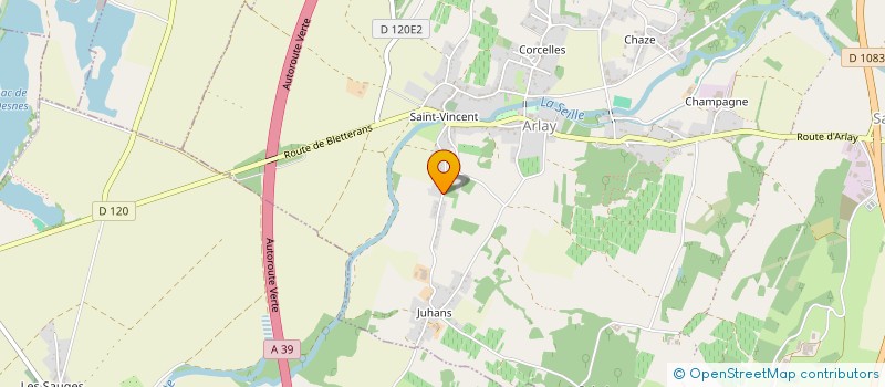 localisation de l'entreprise SCI DU SOUS BOIS  ARLAY