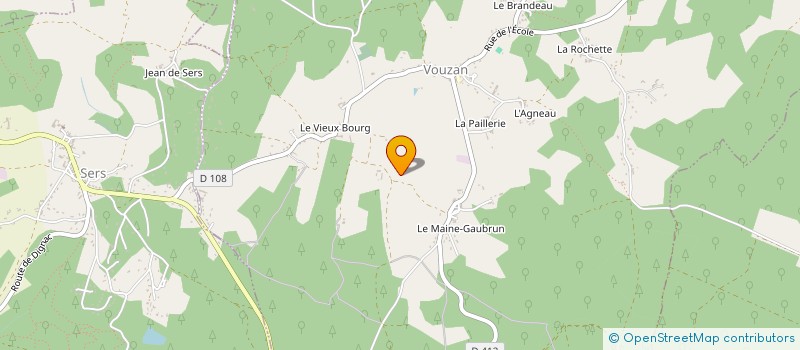 localisation de l'entreprise SCI DU SPARDOSSE à BOUEX