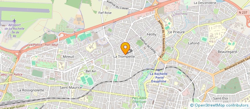 localisation de l'entreprise SCI DU SQUARE à LA ROCHELLE