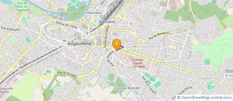 localisation de l'entreprise SCI DU SQUARE à ANGOULEME