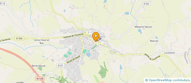 localisation de l'entreprise SCI DU SQUARE à PUYLAURENS