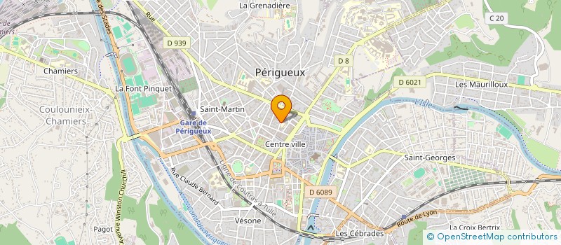 localisation de l'entreprise SCI DU SQUARE à PERIGUEUX