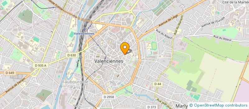 localisation de l'entreprise SCI DU SQUARE  VALENCIENNES