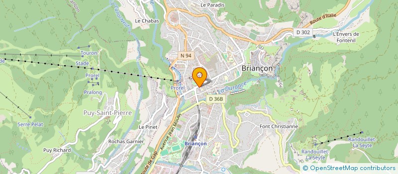 localisation de l'entreprise SCI DU SQUARE  BRIANCON