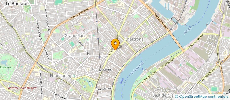 localisation de l'entreprise SCI DU SQUARE  BORDEAUX