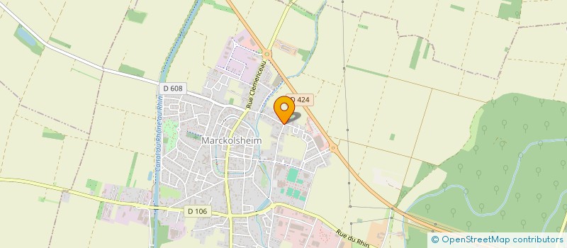 localisation de l'entreprise SCI DU SQUARE  MARCKOLSHEIM