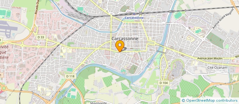 localisation de l'entreprise SCI DU SQUARE à CARCASSONNE
