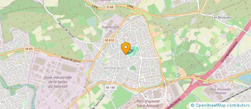 localisation de l'entreprise SCI DU STADE 2005 à VENDARGUES