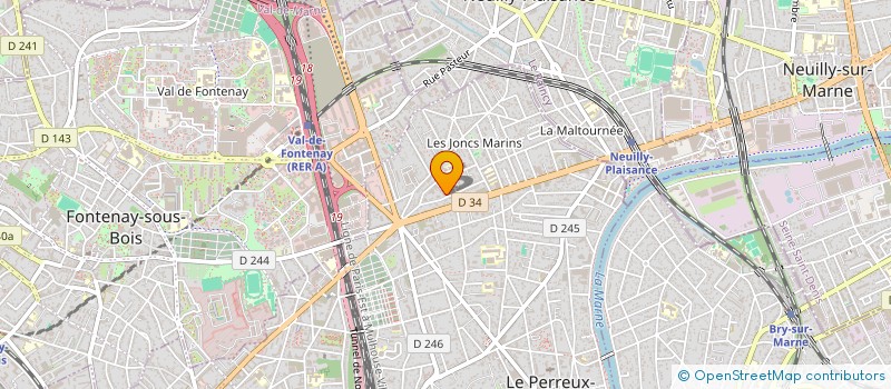 localisation de l'entreprise SCI DU STADE à LE PERREUX-SUR-MARNE
