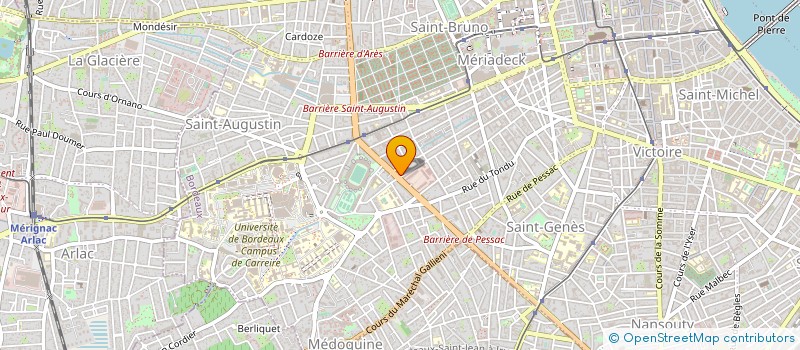 localisation de l'entreprise SCI DU STADE à BORDEAUX