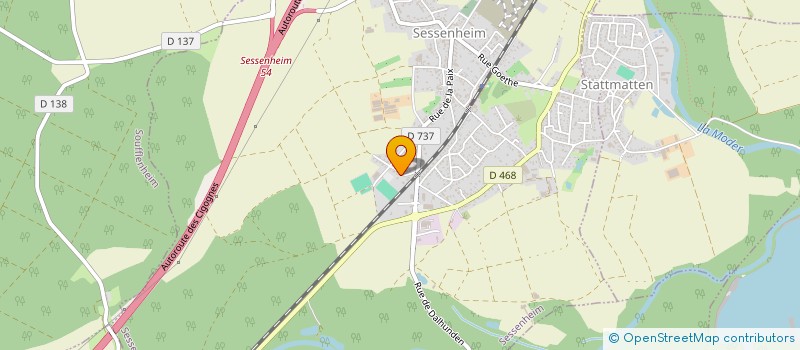 localisation de l'entreprise SCI DU STADE  SESSENHEIM