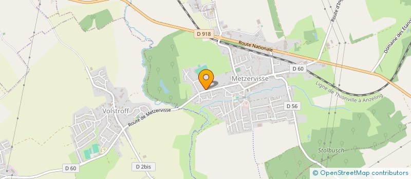 localisation de l'entreprise SCI DU STADE  METZERVISSE